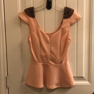 Peplum shirt dressy